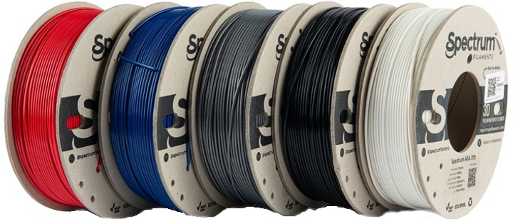 Filament do drukarek 3D Filament Spectrum 5PACK ASA 275 1.75mm 1250 g Multicolored (5903175655455) - obraz 1