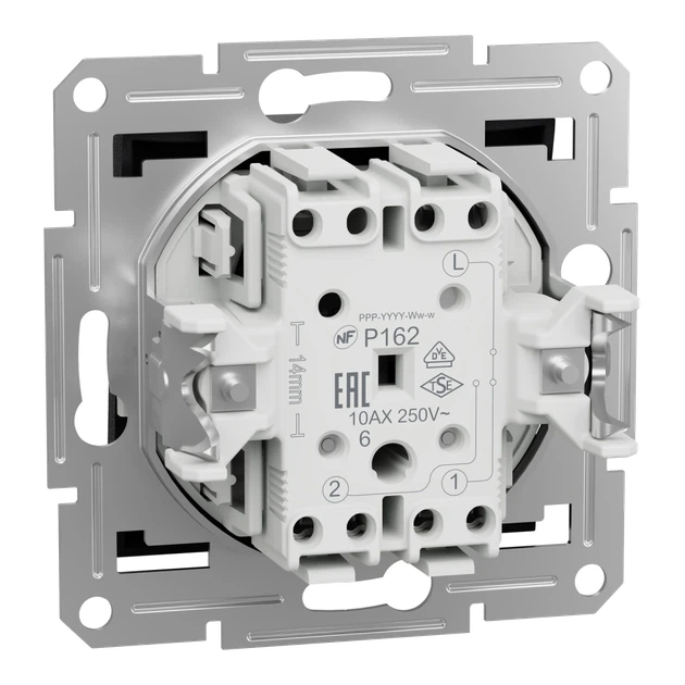 Переключатель Schneider Electric Asfora EPH0400171 антрацит - Фото 2 Переключатель Schneider Electric Asfora EPH0400171 антрацит - изображение 2