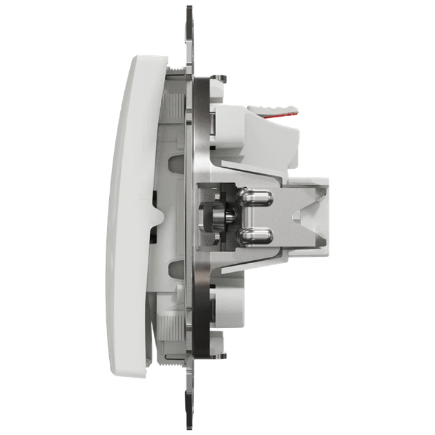 Выключатель Schneider Electric SDD111101 Sedna Design & Elements 1-клавишный алюминий - Фото 3 Выключатель Schneider Electric SDD111101 Sedna Design & Elements 1-клавишный алюминий - изображение 3