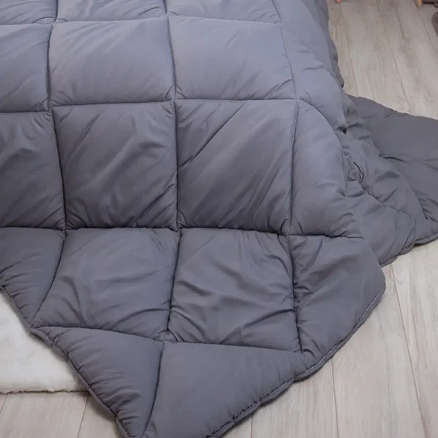 Ковдра півтораспальна 150×205 зимова особливо тепла FRIENDLY ALASKA сіра, 450 г/м² (1-00150_28260) - зображення 3