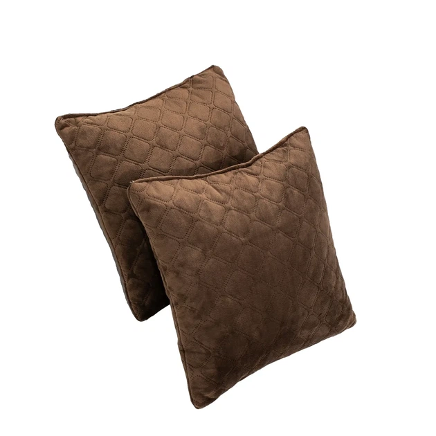 Подушка декоративная "VELOUR" Коричневая, 40x40 - изображение 5