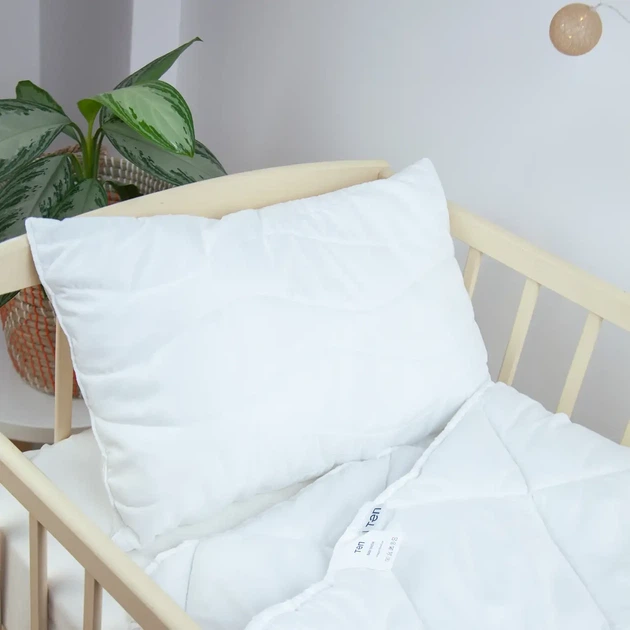 Подушка дитяча 40×60 антиалергенна Baby Snow ТЕП для сну, зі знімним наповнювачем, м’яка - зображення 3