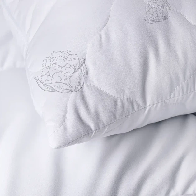 Подушка 50×70 антиалергенна Nature Cotton ТЕП для сну, бавовняне волокно, мікрофібра Membrana - Фото 6 Подушка 50×70 антиалергенна Nature Cotton ТЕП для сну, бавовняне волокно, мікрофібра Membrana - зображення 6