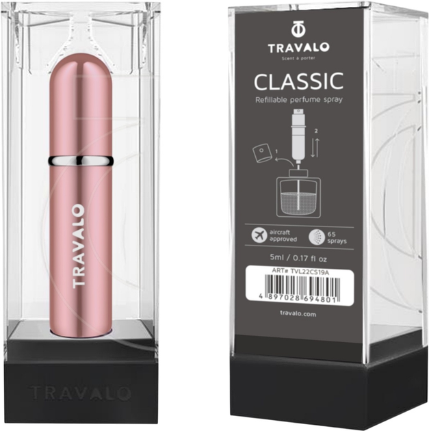 Атомайзер для парфумів Travalo Classic Rose Gold 5 мл (4897028694801) - зображення 3