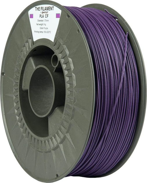 Filament do drukarek 3D Spectrum PLA CF 1.75 mm 1 kg Purple (TF-24098) - obraz 2