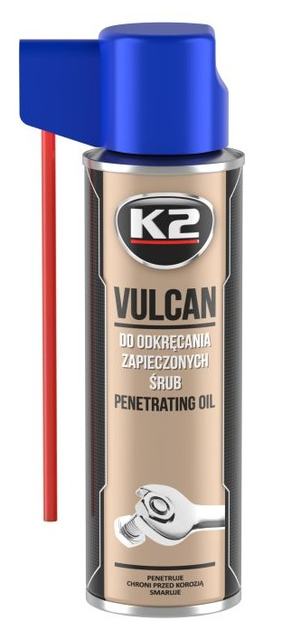 Środek do odkręcania zapieczonych śrub K2 Vulcan 250 ml (5906534014337) - obraz 1