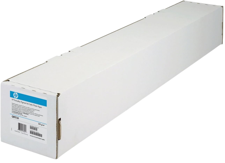 Фотопапір HP Everyday Pigment Ink Satin Photo Paper 1067 мм x 30.5 м 235 г/м² (Q8922A) - зображення 1