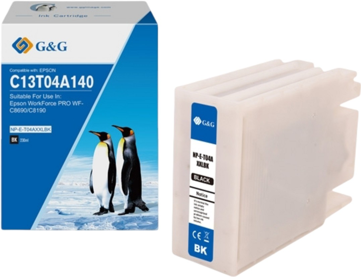 Tusz G&G do Epson C13T04A440 Yellow (NP-E-T04AXXLY-A) - obraz 1