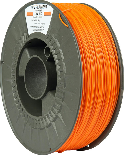 Пластик для 3D принтера Spectrum PLA HS 1.75 мм 1 кг Orange (TF-24037) - зображення 2