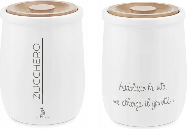 Pojemnik na cukier La Porcellana Bianca Gli Onesti 800 ml (8018594646100) - obraz 1