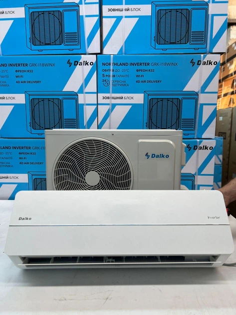 Кондиционер DAIKO GRK-H12WINX/GRK-I12WINX NORTHLAND INVERTER Wi-Fi