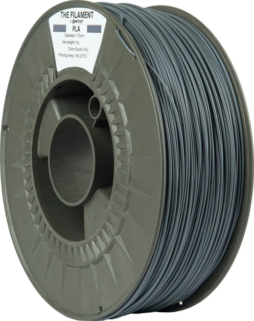 Filament do drukarek 3D Spectrum PLA 1.75 mm 1 kg Basalt Grey (TF-24002) - obraz 2