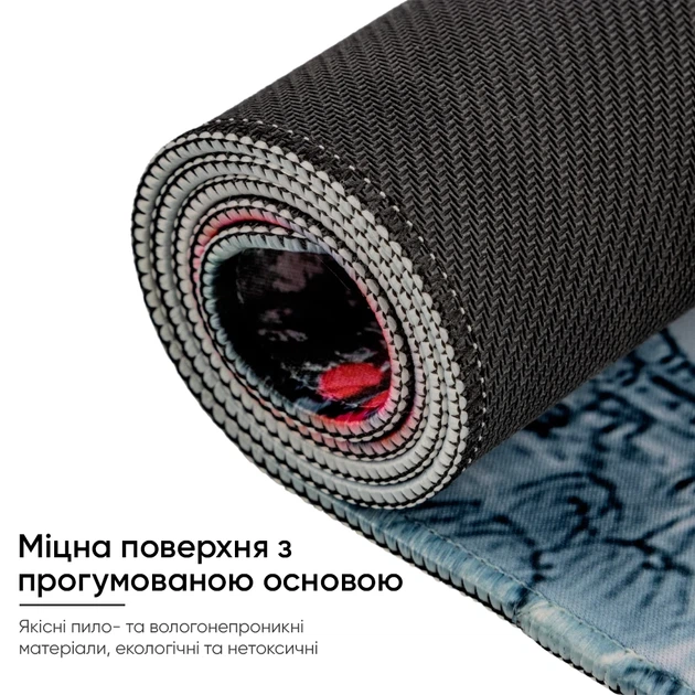 Игровой коврик для мыши мышки и клавиатуры игровая поверхность XL 800x300x3 мм U&P Sakura Control-Speed с прошитыми краями и нескользящей резиновой основой для ПК ноутбука гейминга работы обучения - Фото 3 Игровой коврик для мыши мышки и клавиатуры игровая поверхность XL 800x300x3 мм U&P Sakura Control-Speed с прошитыми краями и нескользящей резиновой основой для ПК ноутбука гейминга работы обучения - изображение 3