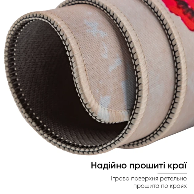 Игровой коврик для мыши мышки и клавиатуры игровая поверхность XL 800x300x3 мм U&P Sakura Control-Speed с прошитыми краями и нескользящей резиновой основой для ПК ноутбука гейминга работы обучения - Фото 5 Игровой коврик для мыши мышки и клавиатуры игровая поверхность XL 800x300x3 мм U&P Sakura Control-Speed с прошитыми краями и нескользящей резиновой основой для ПК ноутбука гейминга работы обучения - изображение 5