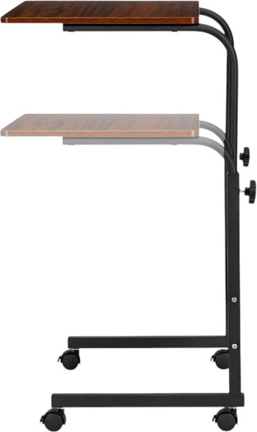 Stolik pod laptopa ModernHome by Multistore z kółkami Ciemny brąz ( PJJCT0135-60D) - obraz 6