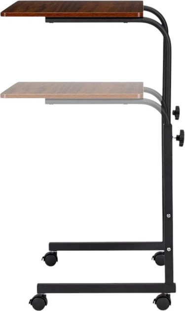 Столик для ноутбука ModernHome by Multistore з коліщатками Темно-коричневий (PJJCT0135-60D) - зображення 6