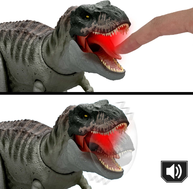 Інтерактивна фігурка Jurassic World Неймовірна атака Ті-Рекса з фільму Світ Юрського періоду (JCH02) (194735270644) - зображення 5