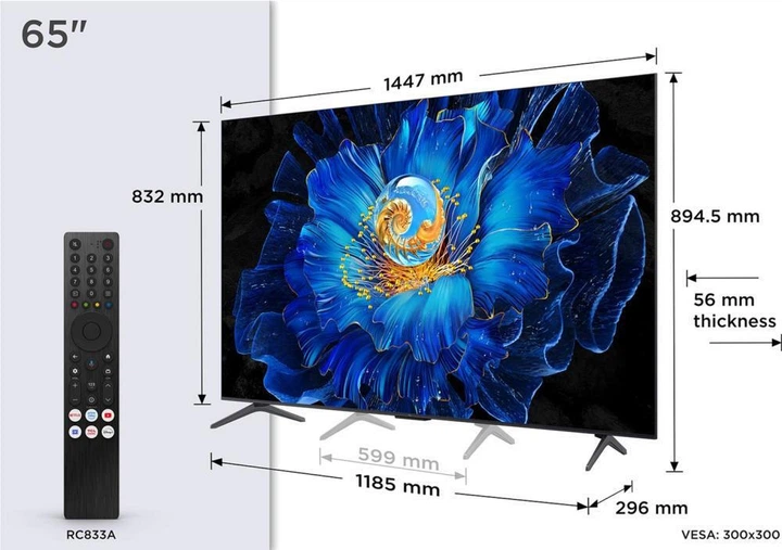 QLED телевизор TCL 65C6K - Фото 6 QLED телевизор TCL 65C6K - изображение 6