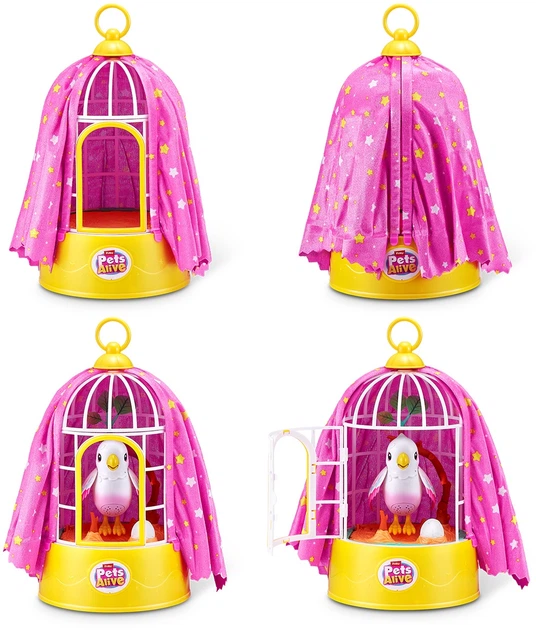 Interaktywny zestaw do zabawy Pets Alive Magiczny ptaszek Polly (9561) - obraz 8