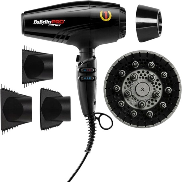 Suszarka do włosów BaByliss Pro Rapido z silnikiem Ferrari BAB7000IE - obraz 2