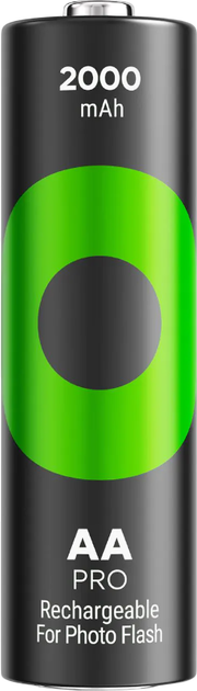 Акумулятор GP ReCyko Pro Photo Flash AA (HR6) 1.2V 2000 mAh 4 шт (4891199212765) - зображення 2