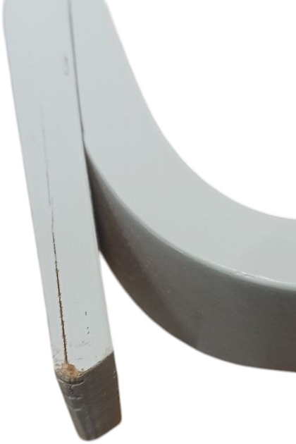 Fotel bujany ModernHome by Multistore regulowany podnozek bialo-czarny (TXRC-03 WHITE) (955555910847746) - Outlet - obraz 2