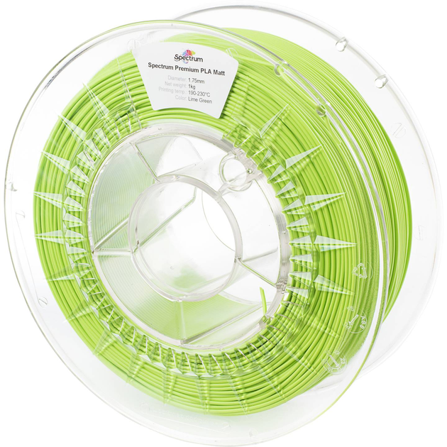 Filament do drukarek 3D Filament Spectrum PLA Matt 1.75mm 1000 g Light Green (5903175651877) - obraz 1