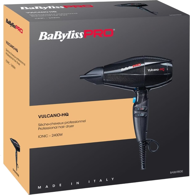 Suszarka do włosów BaByliss Pro Vulcano HQ BAB6980IE - obraz 5