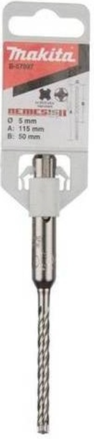 Свердло для бетону Makita Nemesis II 5 x 115 мм B-57897 (88381520782) - зображення 1