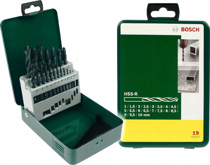 Zestaw wierteł do metalu Bosch HSS-R 19 szt 2607019435 (3165140415538) - obraz 2