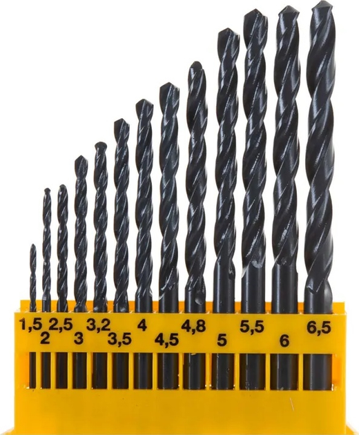 Zestaw wierteł do metalu Dewalt HSS-R 13 szt DT5912-QZ (5011402383207) - obraz 2