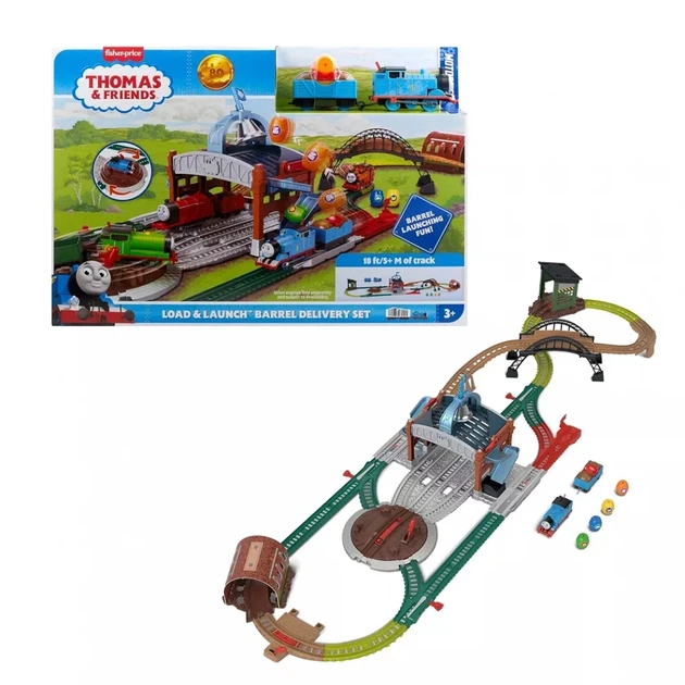 Игровой набор Thomas & Friends «Доставка бочек: Загрузи и запусти» с моторизованным Томасом JDF26