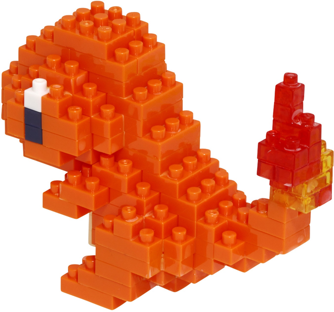 Klocki konstrukcyjne Nanoblock Pokemon Charmander 120 elementów NBPM_002 (4972825146200) - obraz 3