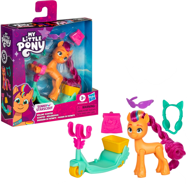 Набір іграшковий Hasbro Історії з гривою MLP-Моя маленька Поні Rolling Scooter (F8725_F8737) - зображення 4
