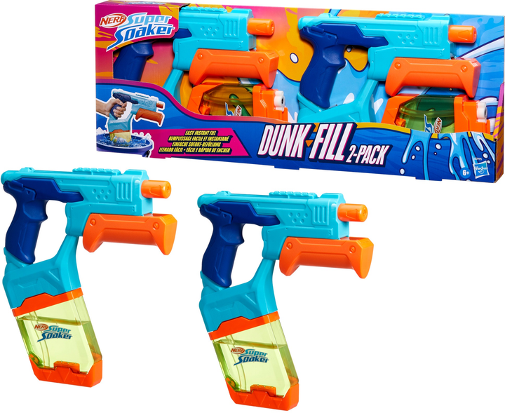 Zestaw blasterów wodnych Hasbro Nerf Super Strzał Napełnij i wrzuć 2 szt G0995 (5010996281074) - obraz 9