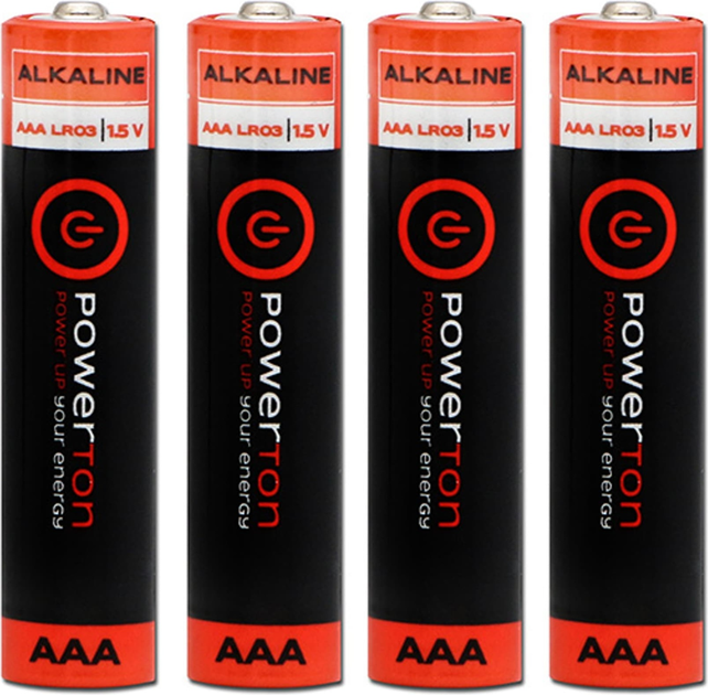 Батарейки Powerton AAA (LR03) 1.5V (12x4-pack) 48 шт (8590274601239) - зображення 2