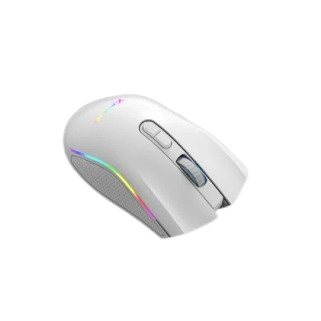 Мышка проводная игровая XTRIKE ME GM-314WH 7200 dpi, RGB-подсветка, 5 кнопок) Белый - Фото 4 Мышка проводная игровая XTRIKE ME GM-314WH 7200 dpi, RGB-подсветка, 5 кнопок) Белый - изображение 4