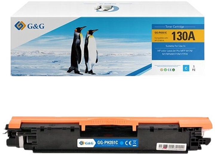 Toner G&G NT-PH351C Cyan - obraz 1