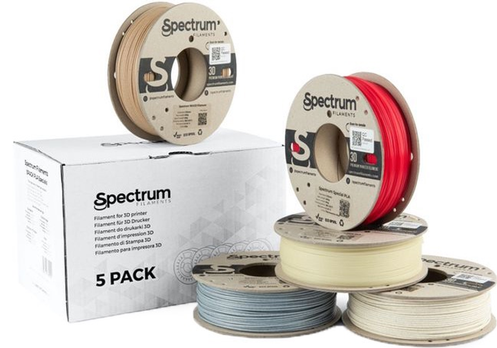 Пластик для 3D принтера Filament Spectrum 5PACK PLA Specials 1.75мм 1250 г Multicolored (5903175655509) - зображення 4