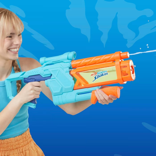 Miotacz wody Hasbro Nerf Super Strzał Mega Wrzut G0999 (5010996279750) - obraz 4