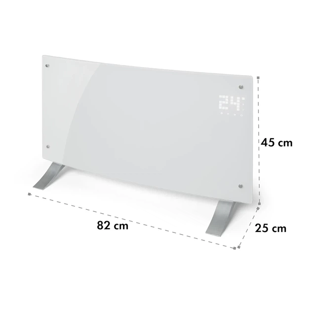 Конвекционный обогреватель Klarstein Bornholm Curved Smart (10035237) 1000/2000Вт до 40м² Wifi - изображение 8