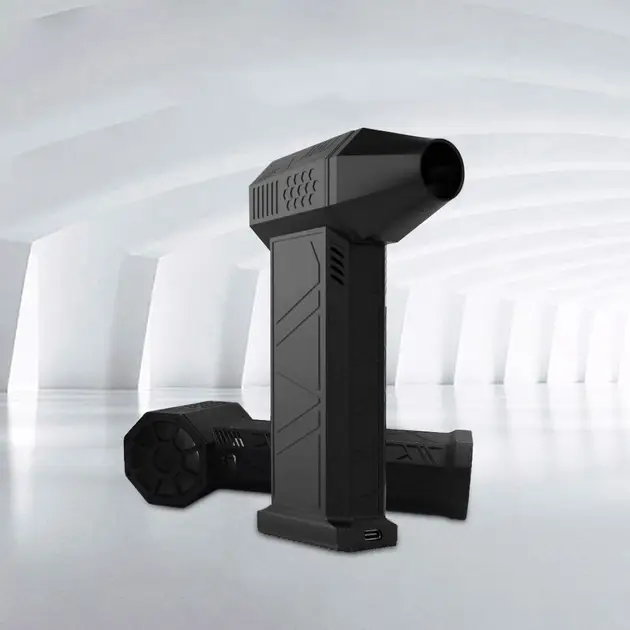 Портативная аккумуляторная воздуходувка Mini Jet Fan — турбовентилятор ручной мини-вентилятор для обдува и продувки переносной - изображение 11
