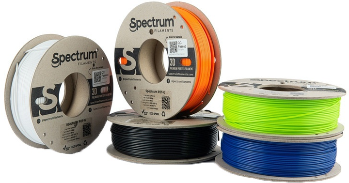 Пластик для 3D принтера Filament Spectrum 5PACKPET-G Premium1.75мм 1250 г Multicolored  (5903175655448) - зображення 3