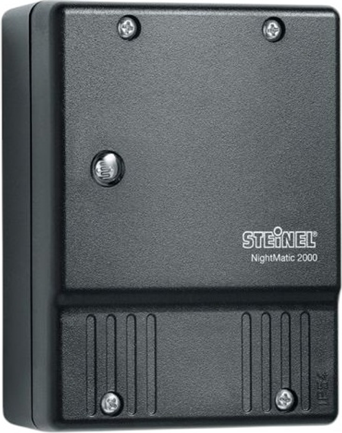 Сутінковий датчик STEINEL NightMatic 2000 1000 Вт IP54 230 В Чорний (ST550318) - зображення 1