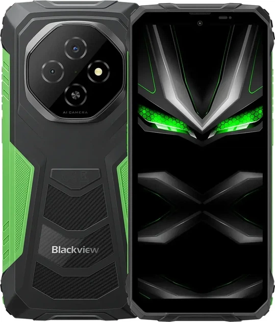 Мобильный телефон Blackview Fort 1 6/256GB Black-Green - Фото 1 Мобильный телефон Blackview Fort 1 6/256GB Black-Green - изображение 1