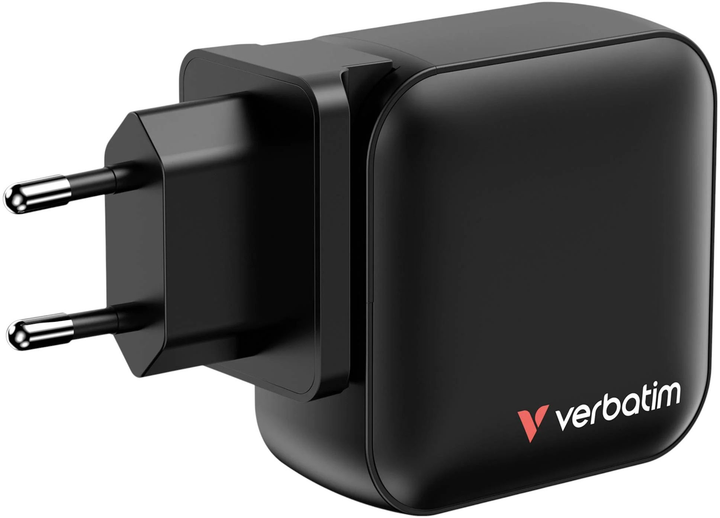 Ładowarka sieciowa Verbatim Travel Mini GaN 165W Black (0023942322160) - obraz 6