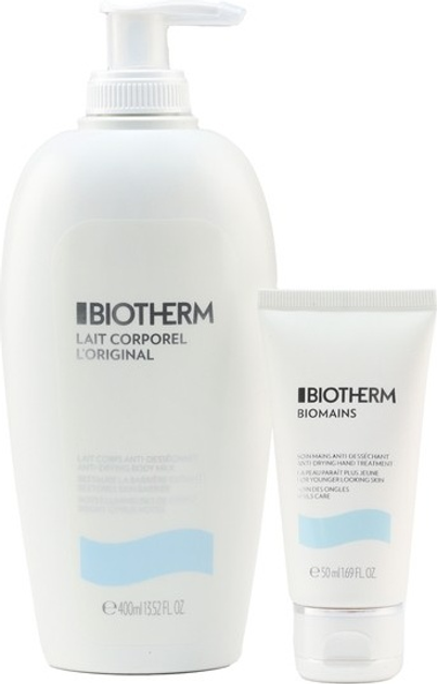 Zestaw do pielęgnacji ciała Biotherm Mleczko do ciała 400 ml + Krem do rąk 50 ml (3614274484786) - obraz 2