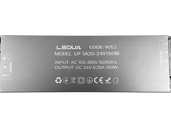 Блок живлення LEDUA 24V 150W IP20 (LP-SA20-24V150W) - Фото 6 Блок живлення LEDUA 24V 150W IP20 (LP-SA20-24V150W) - зображення 6