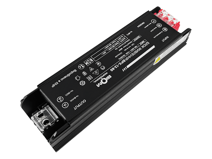 Блок питания 60W IP20 12V BPX-60 5А BIOM Professional - изображение 2