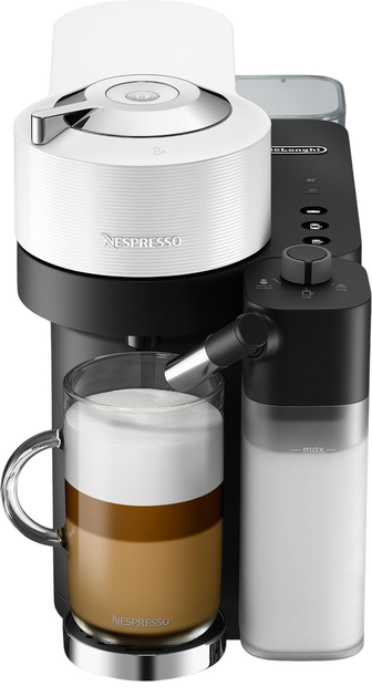 Кавоварка капсульна Delonghi Nespresso Vertuo Lattissima ENV 300.W Біла - зображення 3